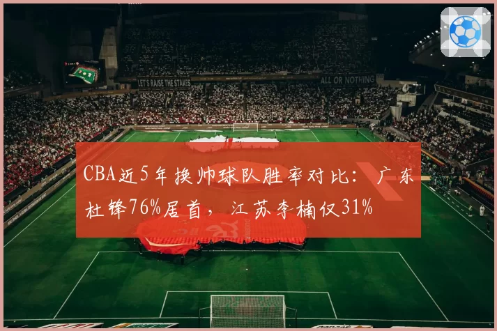 CBA近5年换帅球队胜率对比：广东杜锋76%居首，江苏李楠仅31%